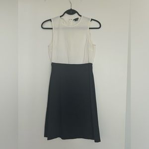 Theory color block linen dress.
